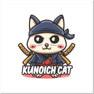 Kunoich cat Posters and Art